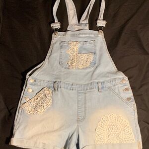 Jordache Light Blue Denim Overalls